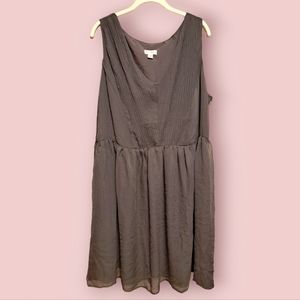 Tevolio Gray Chiffon Bridesmaid/Cocktail Dress